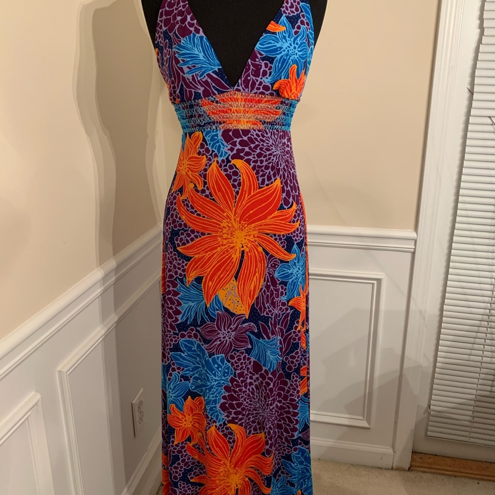 Summer Maxi Dress with floral tonight
